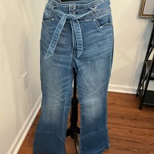 SKINN Men's Bootcut Jeans in Classic Blue Skinny Flare EXTRA HIGH WAIST